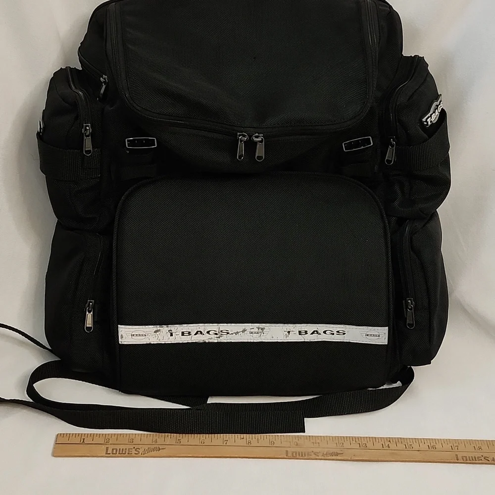 T-Bags Custom Black Convertible Travel Bag Set